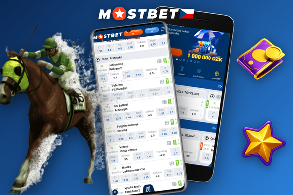 Mostbet mobilní aplikace v režimu na šířku se živým přenosem fotbalového zápasu