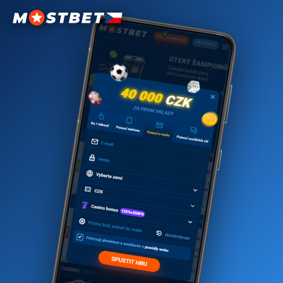 Piktogram SMS kódu a sociálních sítí pro Mostbet registraci přes telefon