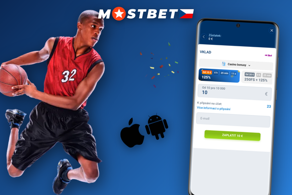 Uvítací bonus Mostbet 125 % z prvního vkladu a 250 free spinů s promo kódem BETBONUSCZ